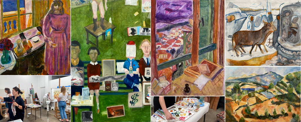 a collage of 2022 student works
